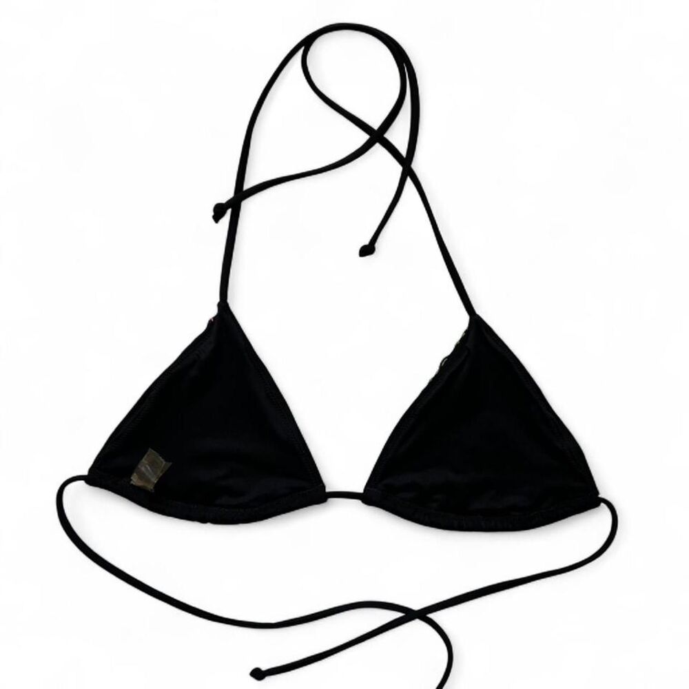 Black Embellished Victoria’s Secret Bikini Top Women’s Small - Picture 3 of 3